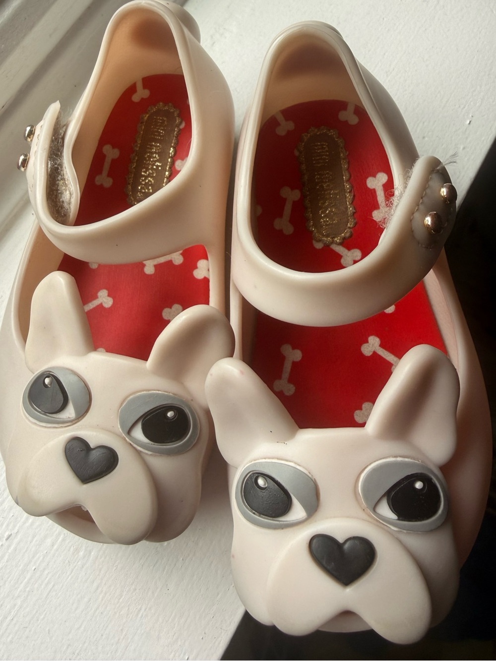 Mini Melissa Ultragirl French Bull Dog Shoes Toddler Size 5